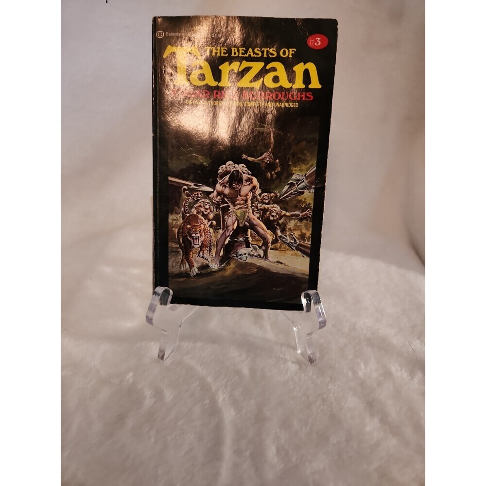 The Beasts of Tarzan #3 Edgar Rice Burroughs Ballantine PB Neal Adams 12th 1980